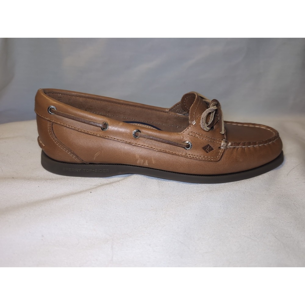 Sperry Top Sider Non Marking Leather Boat Shoes Womens 10 AO 1 Eye WM 236 - Picture 6 of 10